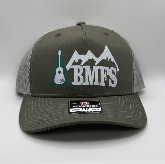 BMFS Tree Trucker Cap R112 | Two-Tone | Printed Graphics | Snapback Cap | BMFS