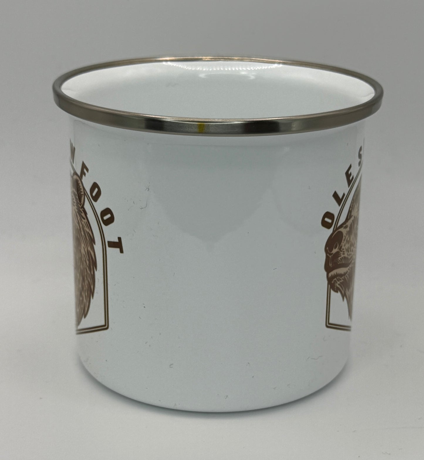 Ole Slew Foot 12oz Enamel Camping Mug | Billy Daisy | Drinkware | BMFS 33