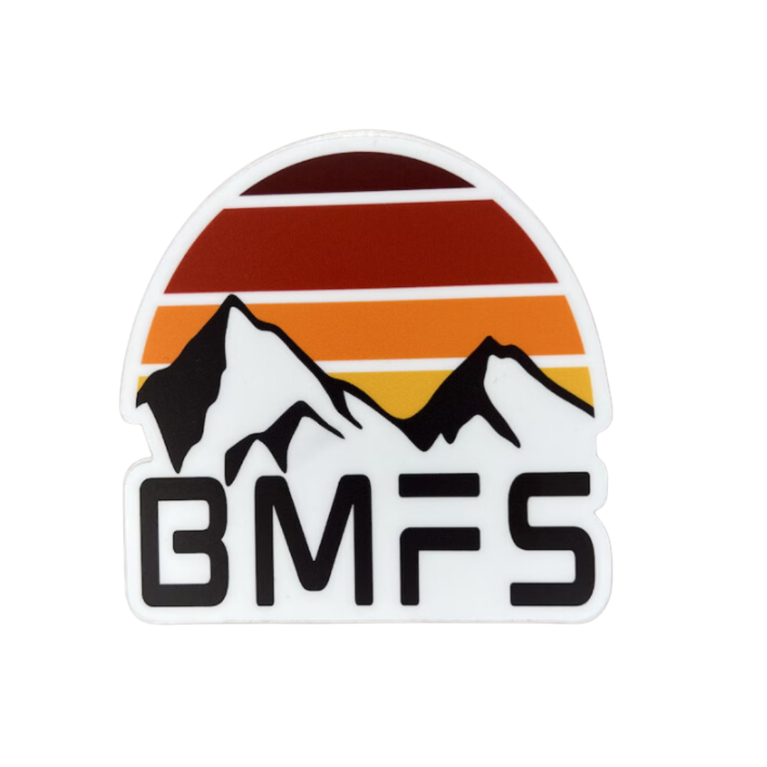 BMFS Mountains Die-Cut Sticker | Billy Slap | Billy Fan Art | BMFS 33