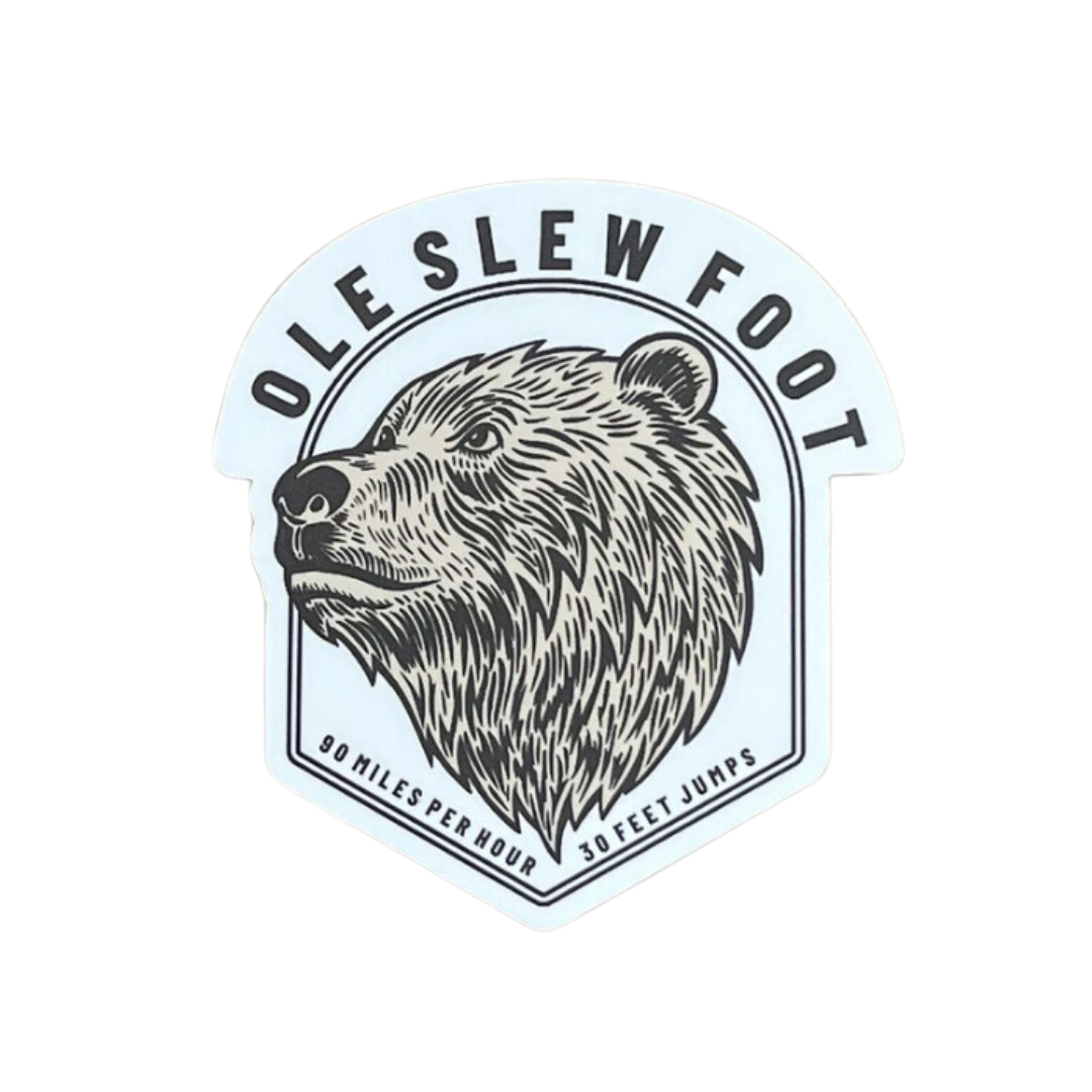 Ole Slew Foot Die-Cut Sticker | Billy Slap | Billy Fan Art | BMFS 33