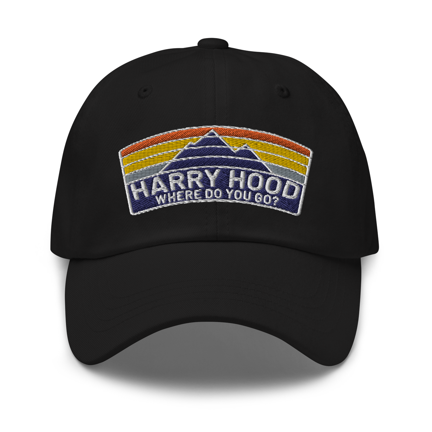 Harry Hood Mountains Embroidery Baseball Cap