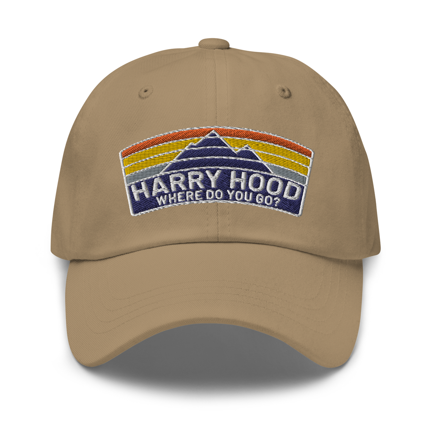 Harry Hood Mountains Embroidery Baseball Cap