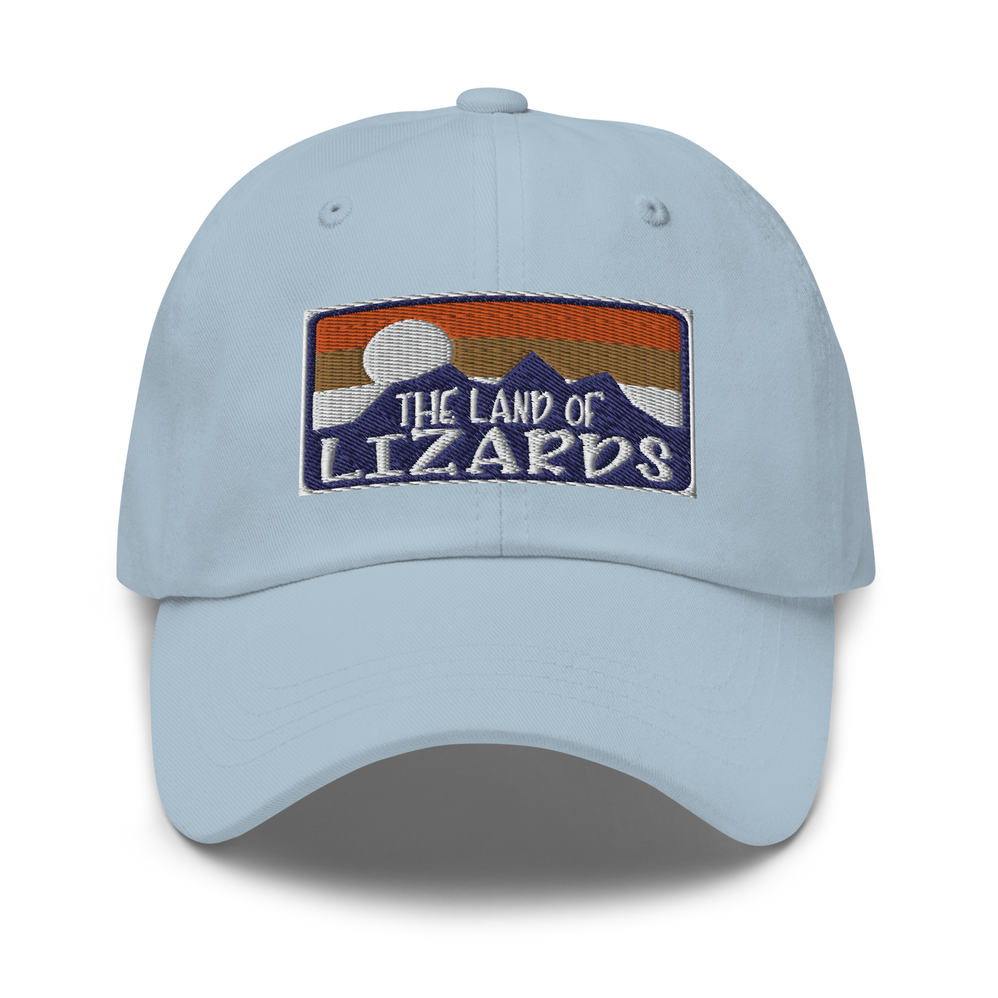 The Land Of Lizards Embroidery Baseball Cap