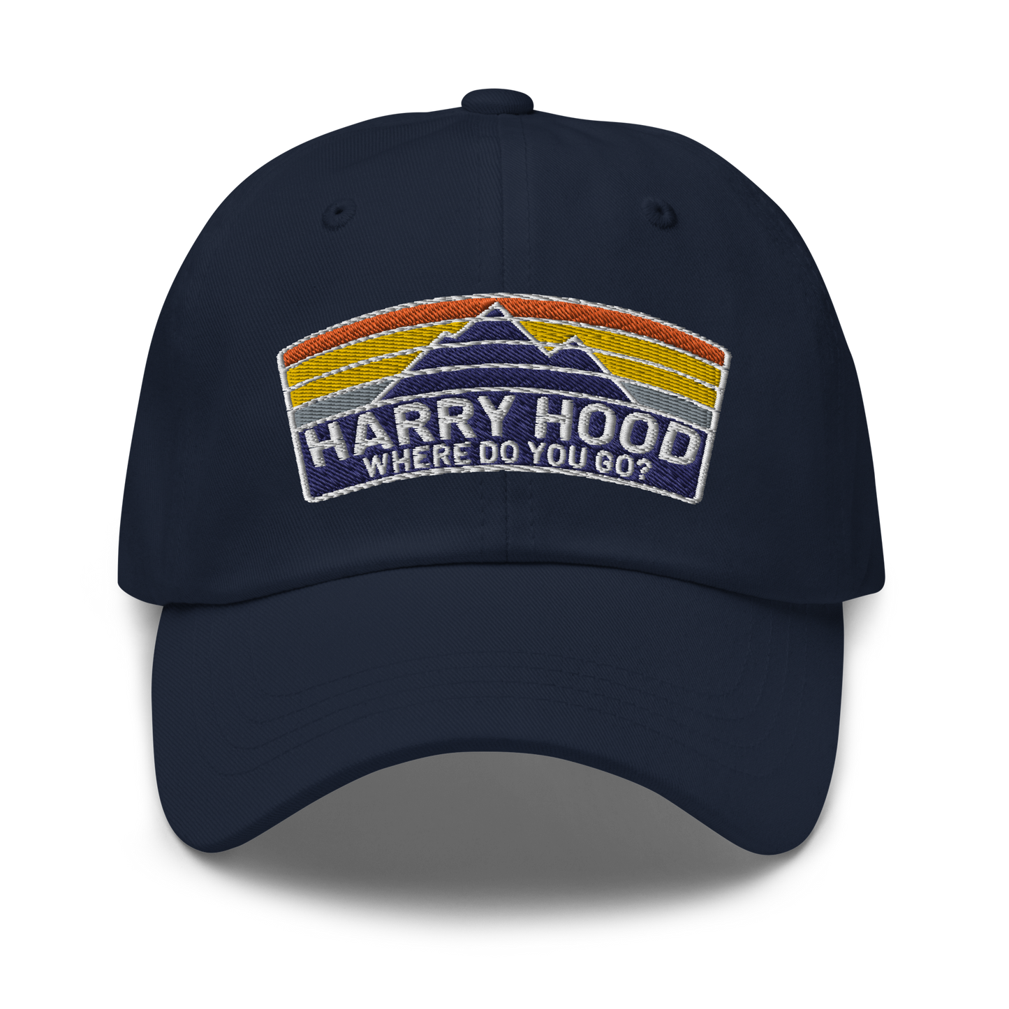Harry Hood Mountains Embroidery Baseball Cap