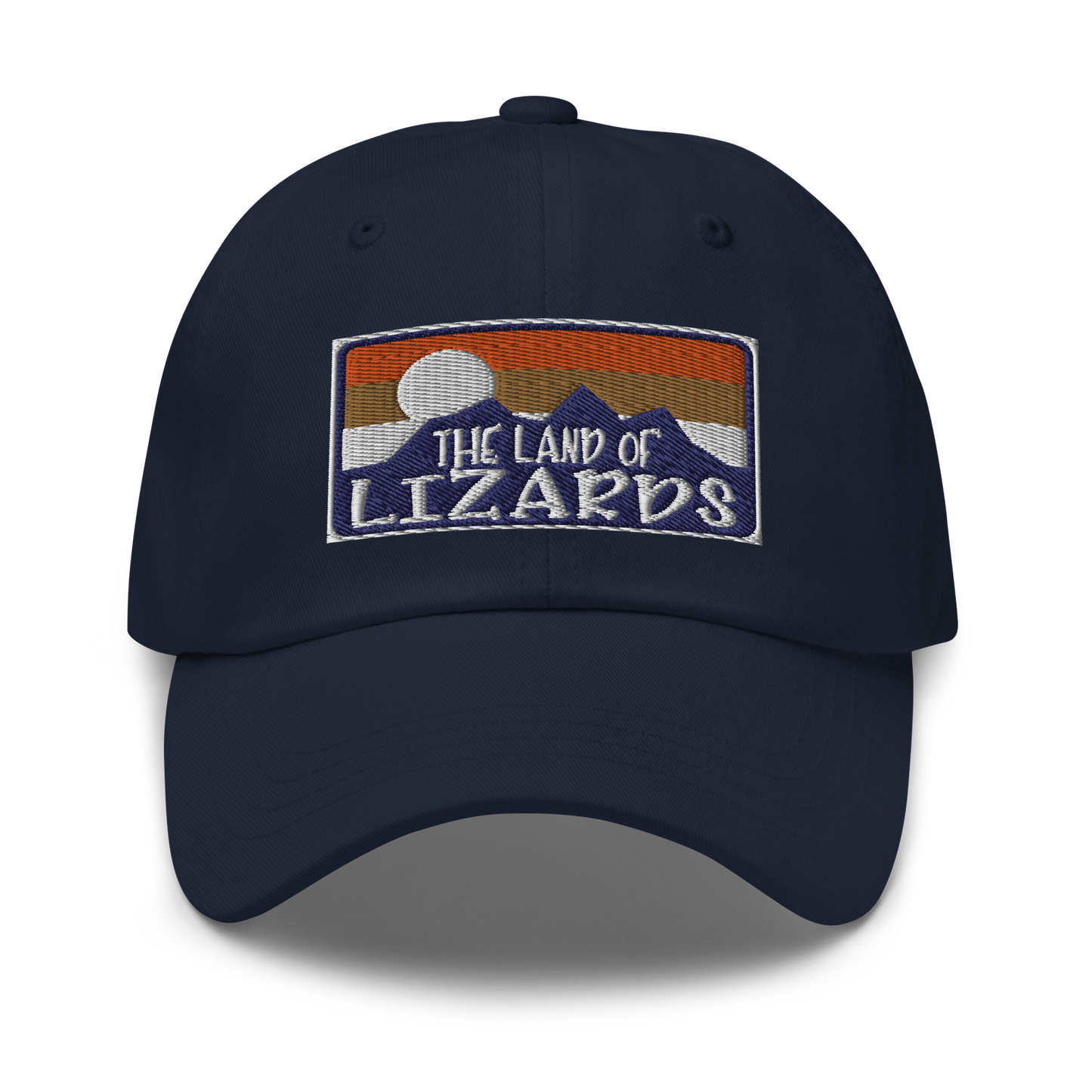 The Land Of Lizards Embroidery Baseball Cap
