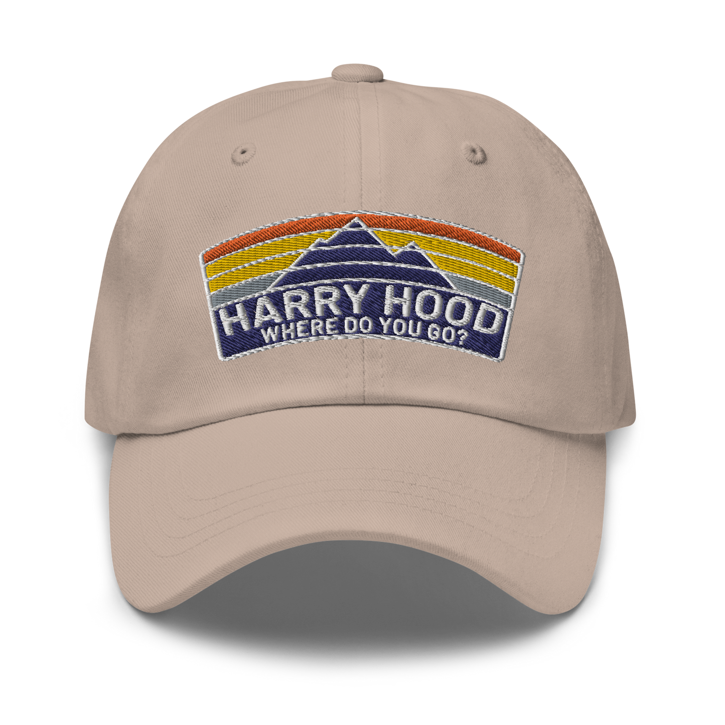 Harry Hood Mountains Embroidery Baseball Cap