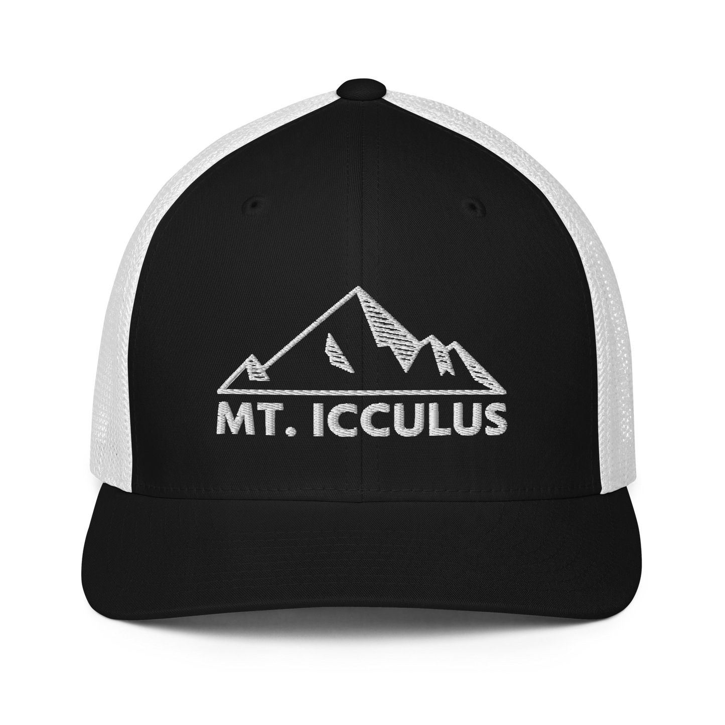 Mt Icculus Closed-back trucker cap | Flexfit 6511 | Flat Embroidery