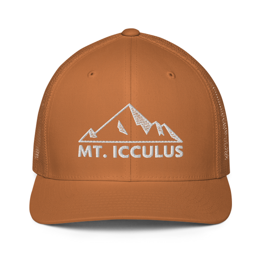 Mt Icculus Closed-back trucker cap | Flexfit 6511 | Flat Embroidery