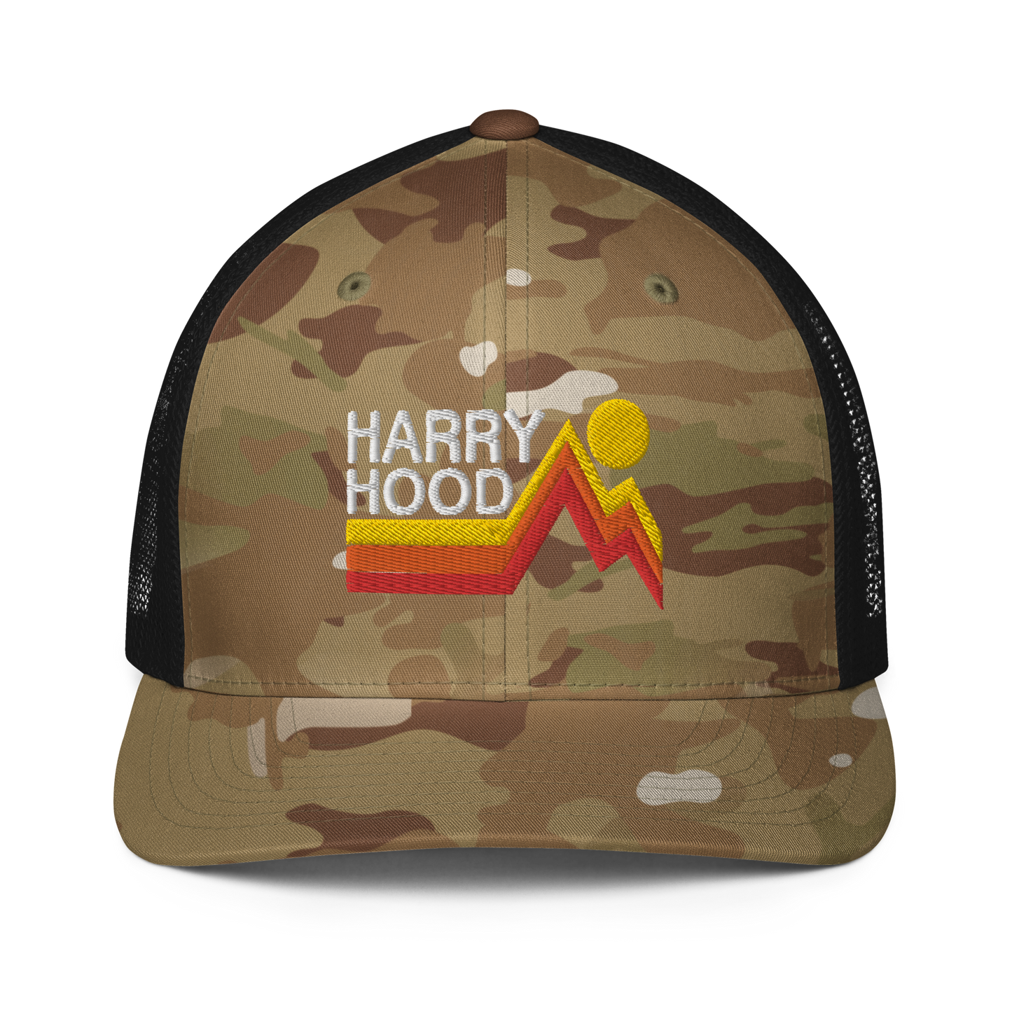 Harry Hood Closed-back trucker cap | Flexfit 6511 | Flat Embroidery