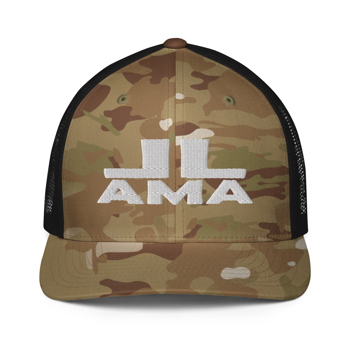 LLama Closed-back trucker cap | Flexfit 6511 | Flat Embroidery