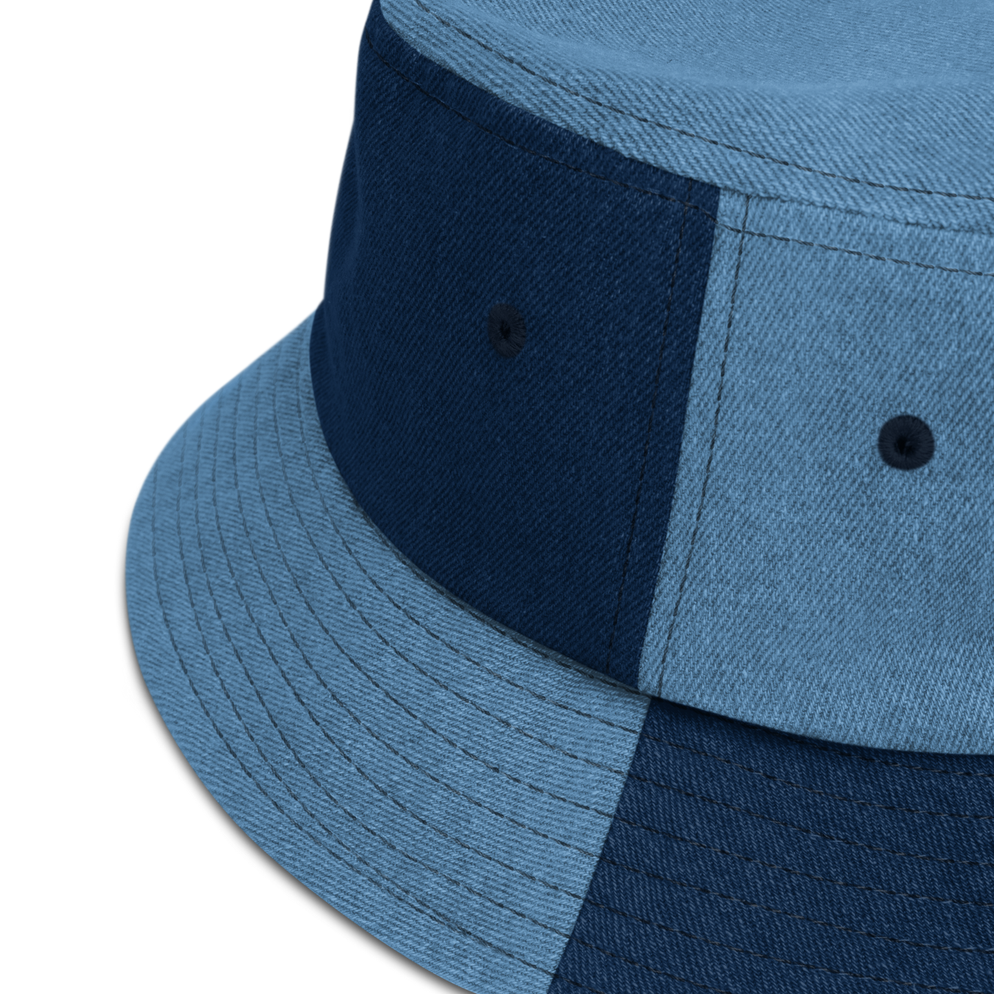 Meet Me At The Creek Denim bucket hat | Flat Embroidery | Inspired Billy Art