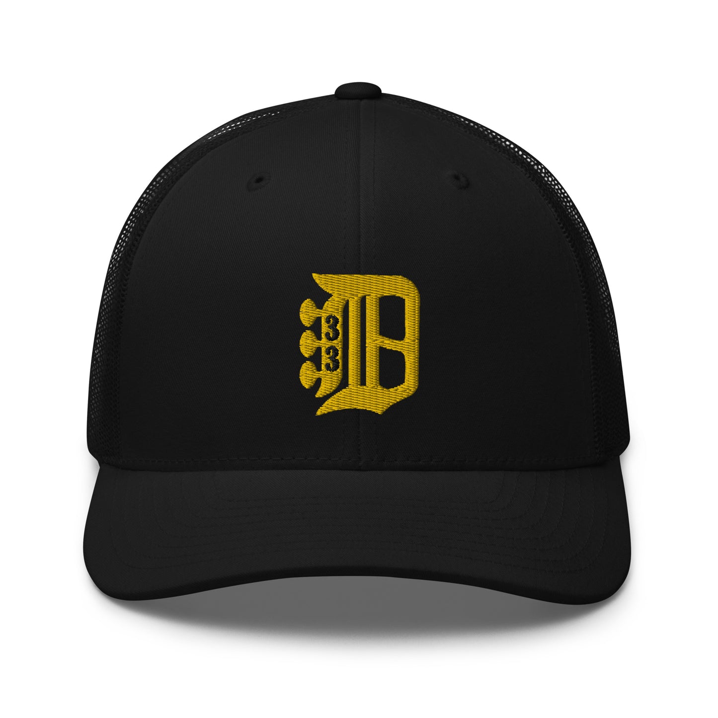Billy Detroit Style Trucker Cap | Flat Embroidery | 33 Billy Inspired Art