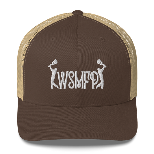 WSMFP Golf Trucker Cap | Flat Embroidery | WSP Inspired Art