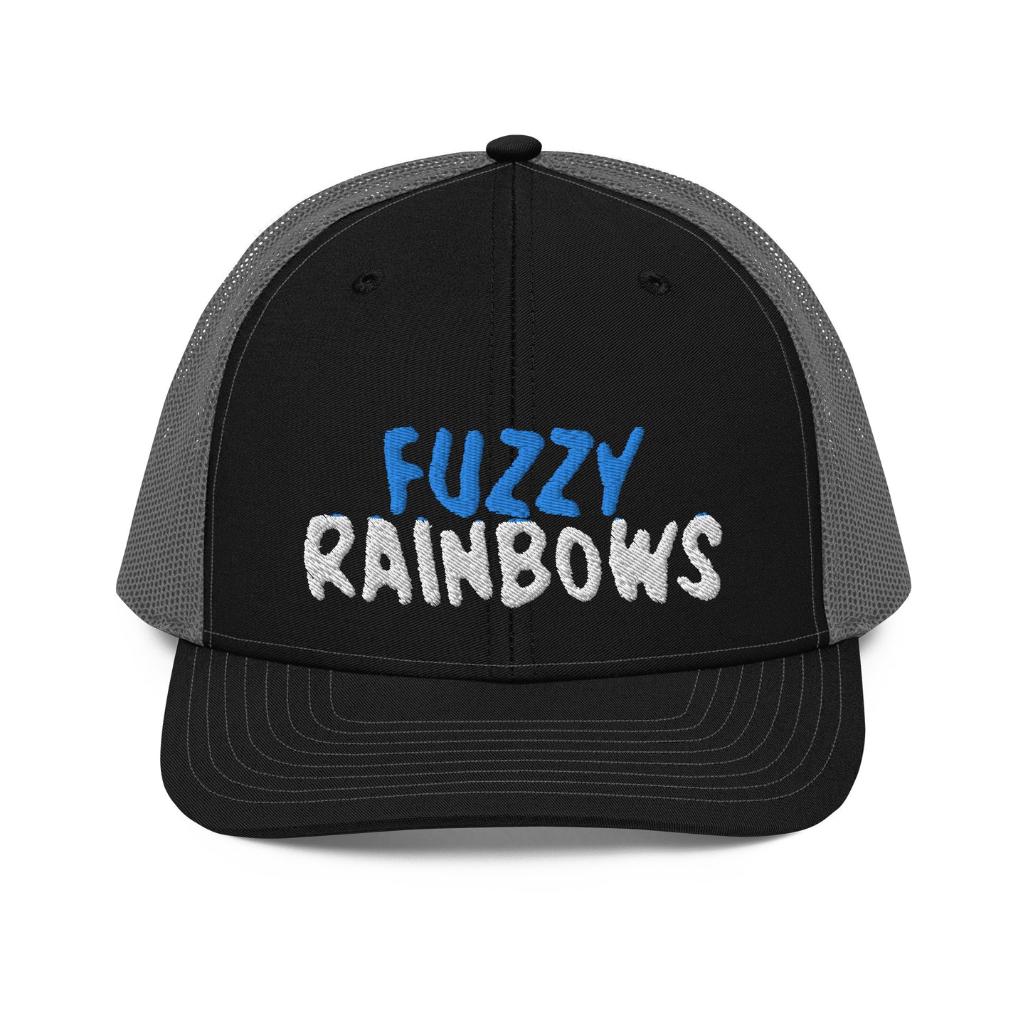 Fuzzy Rainbows Flat Embroidery | Snapback Trucker Cap | Richardson 112