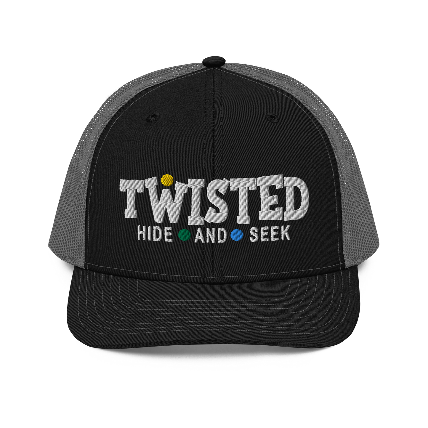 Twisted Hide And Seel | Snapback Trucker Cap | Richardson 112