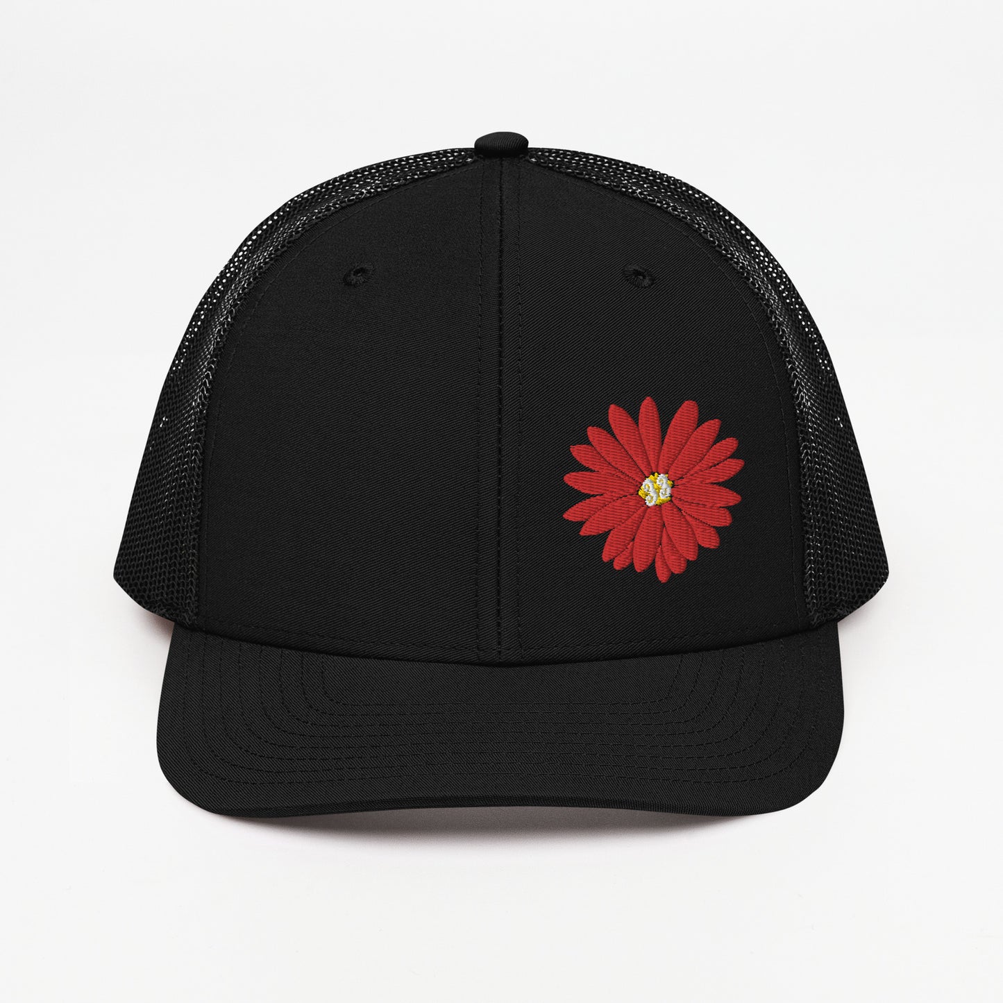 Red Daisy Offset | Snapback Trucker Cap | Richardson 112
