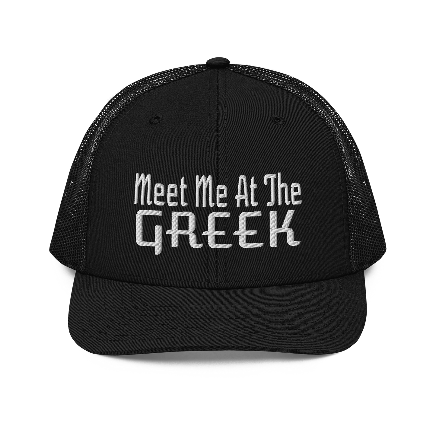 Meet Me At The Greek | Snapback Trucker Cap | Richardson 112