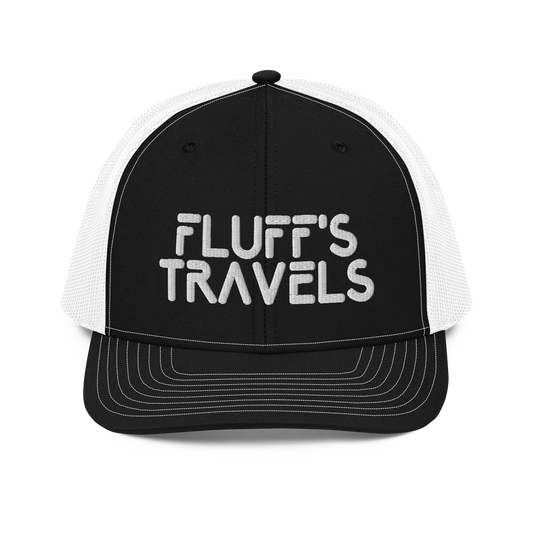 Fluffs Travels Embroidery 112 Snapback Cap