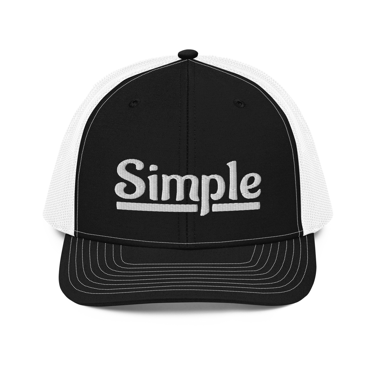 Simple Embroidery 112 Snapback Cap
