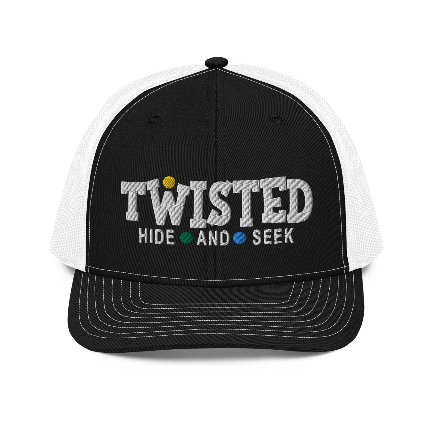 Twisted Hide And Seel | Snapback Trucker Cap | Richardson 112