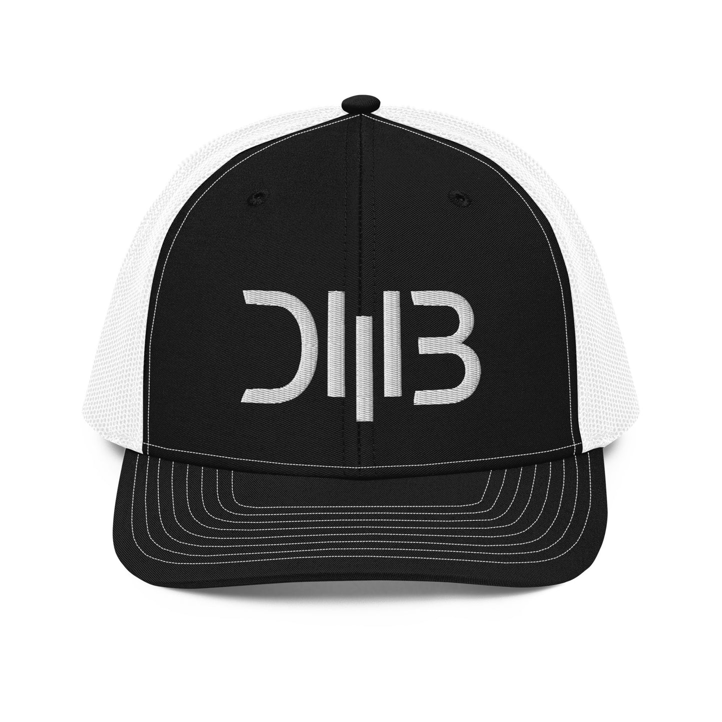 Cryptic Symbols Embroidery Trucker Cap | R112 | Dave Lot Art