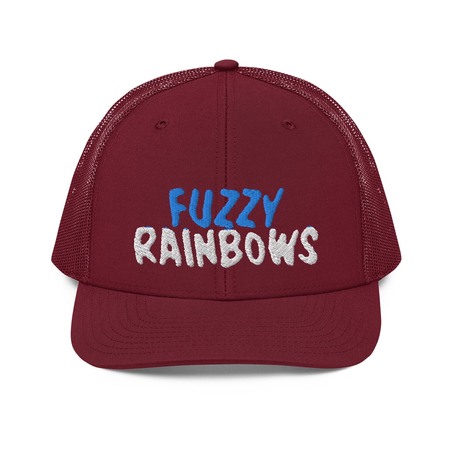 Fuzzy Rainbows Flat Embroidery | Snapback Trucker Cap | Richardson 112