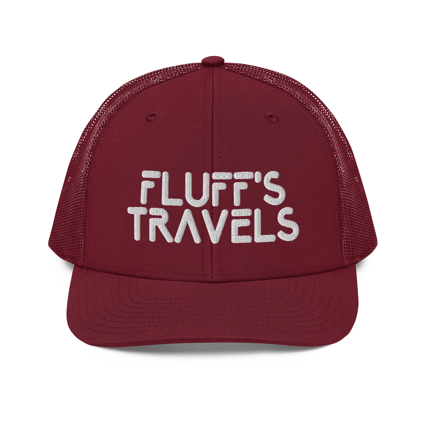 Fluffs Travels Embroidery 112 Snapback Cap