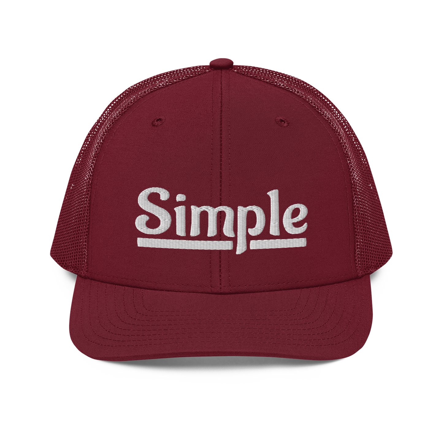 Simple Embroidery 112 Snapback Cap