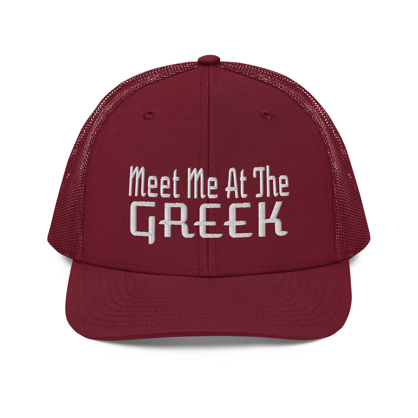Meet Me At The Greek | Snapback Trucker Cap | Richardson 112