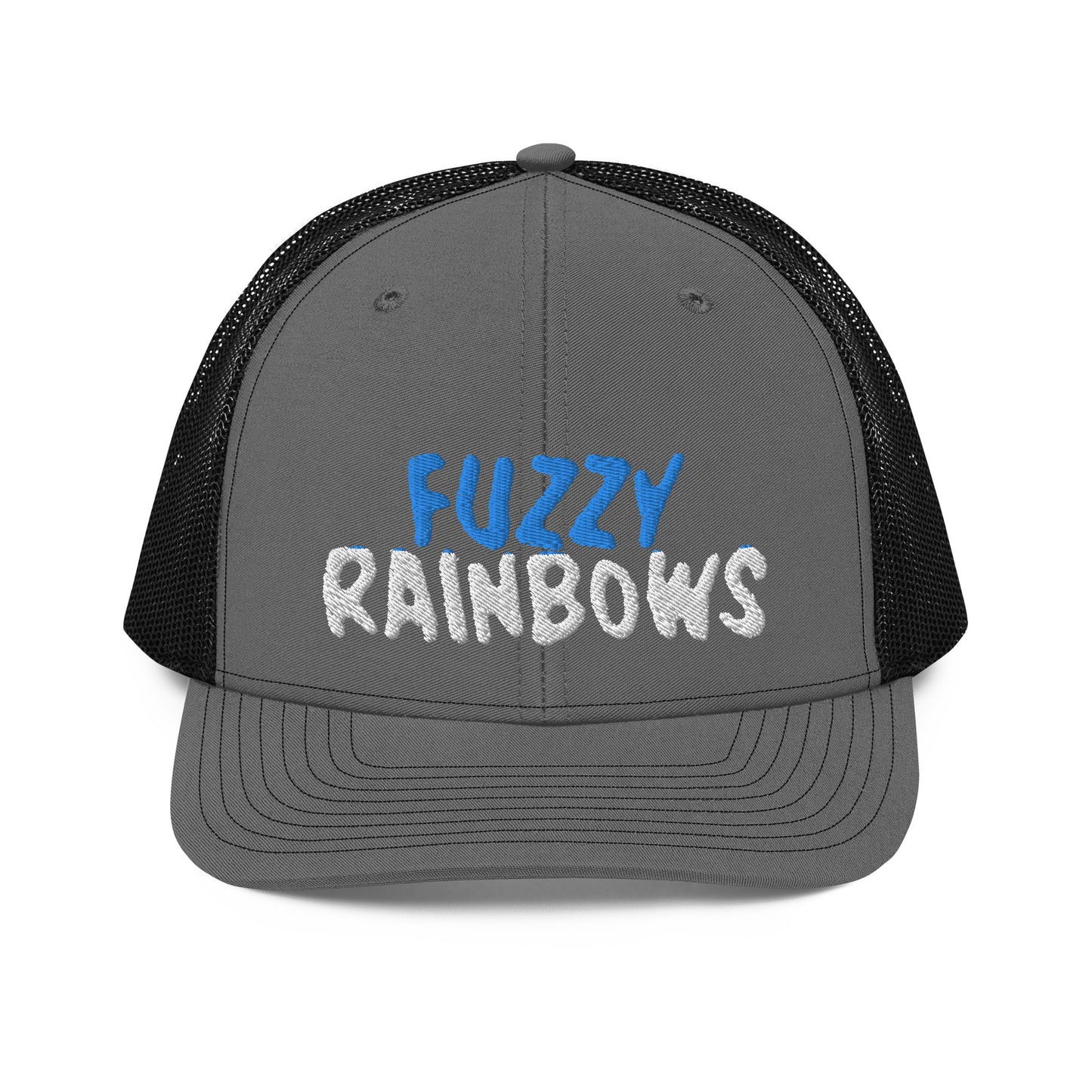 Fuzzy Rainbows Flat Embroidery | Snapback Trucker Cap | Richardson 112