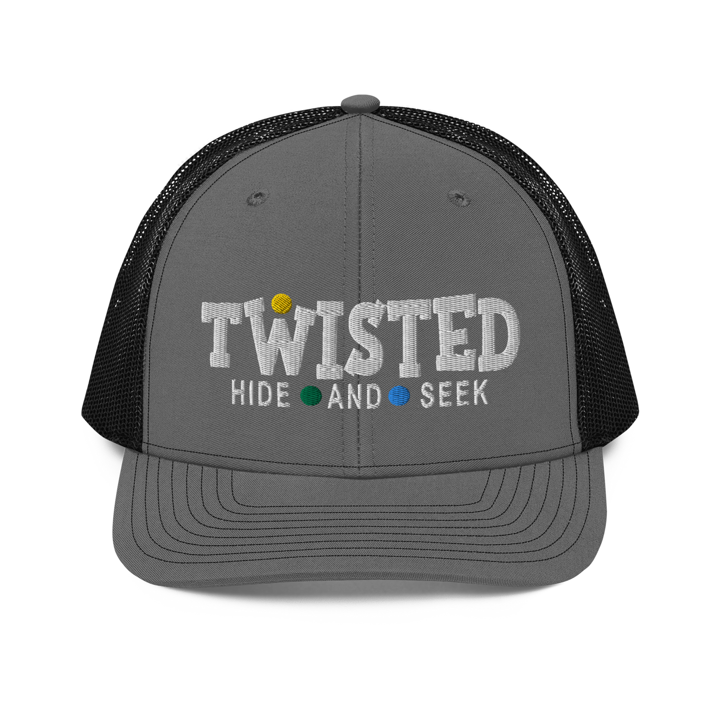 Twisted Hide And Seel | Snapback Trucker Cap | Richardson 112
