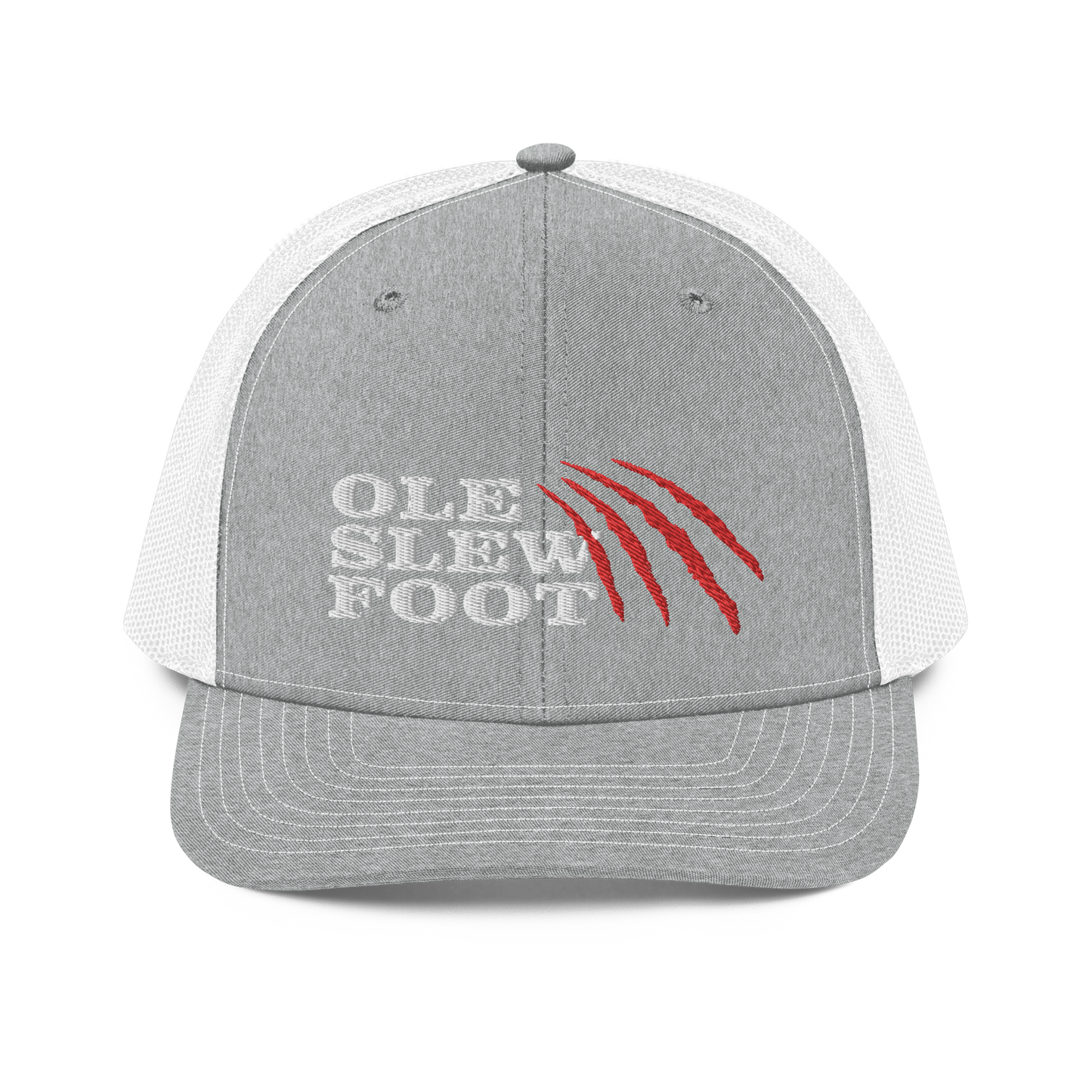 Ole Slew Foot Flat Embroidery | Snapback Trucker Cap | Richardson 112