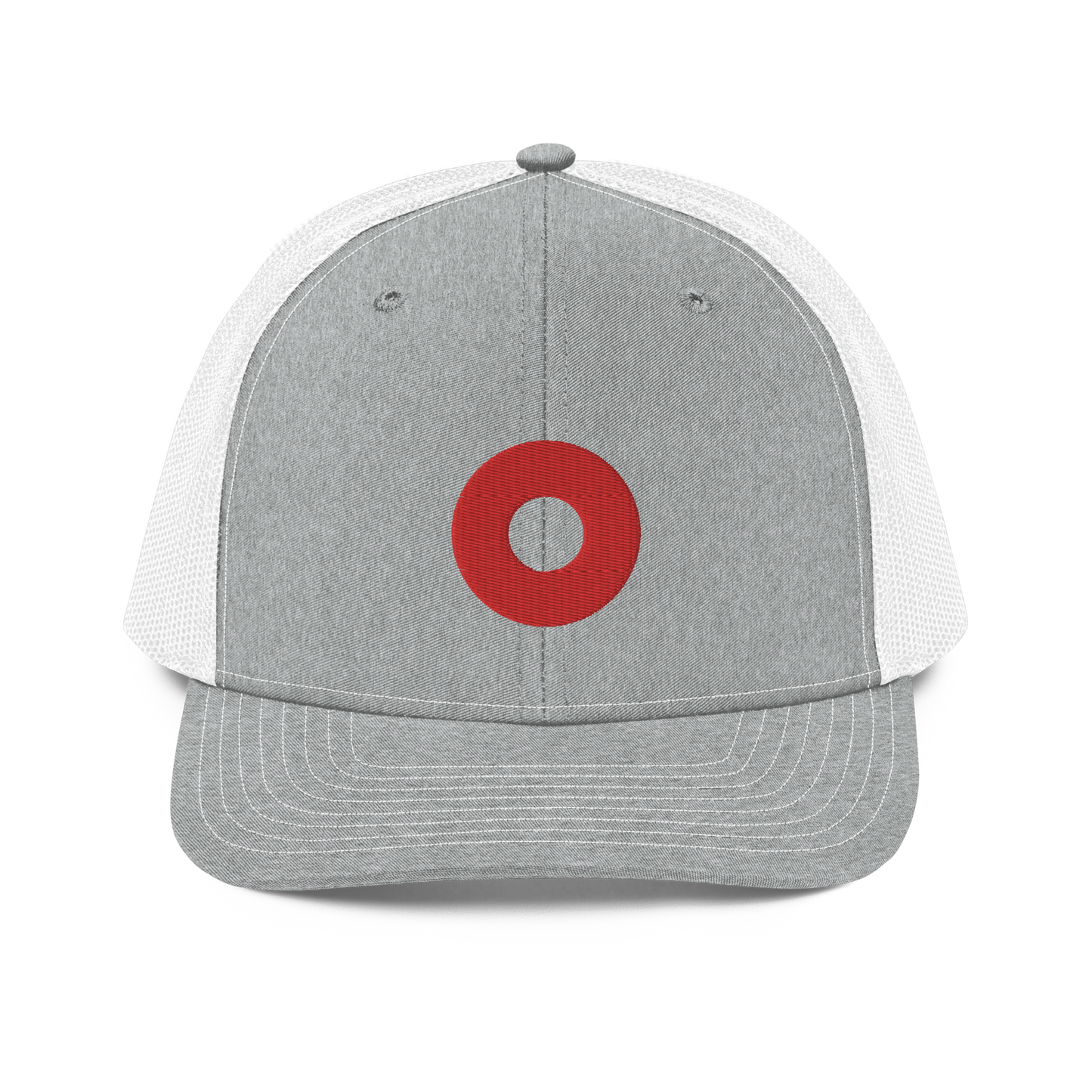 Red Donut Center Embroidery 112 Snapback Cap
