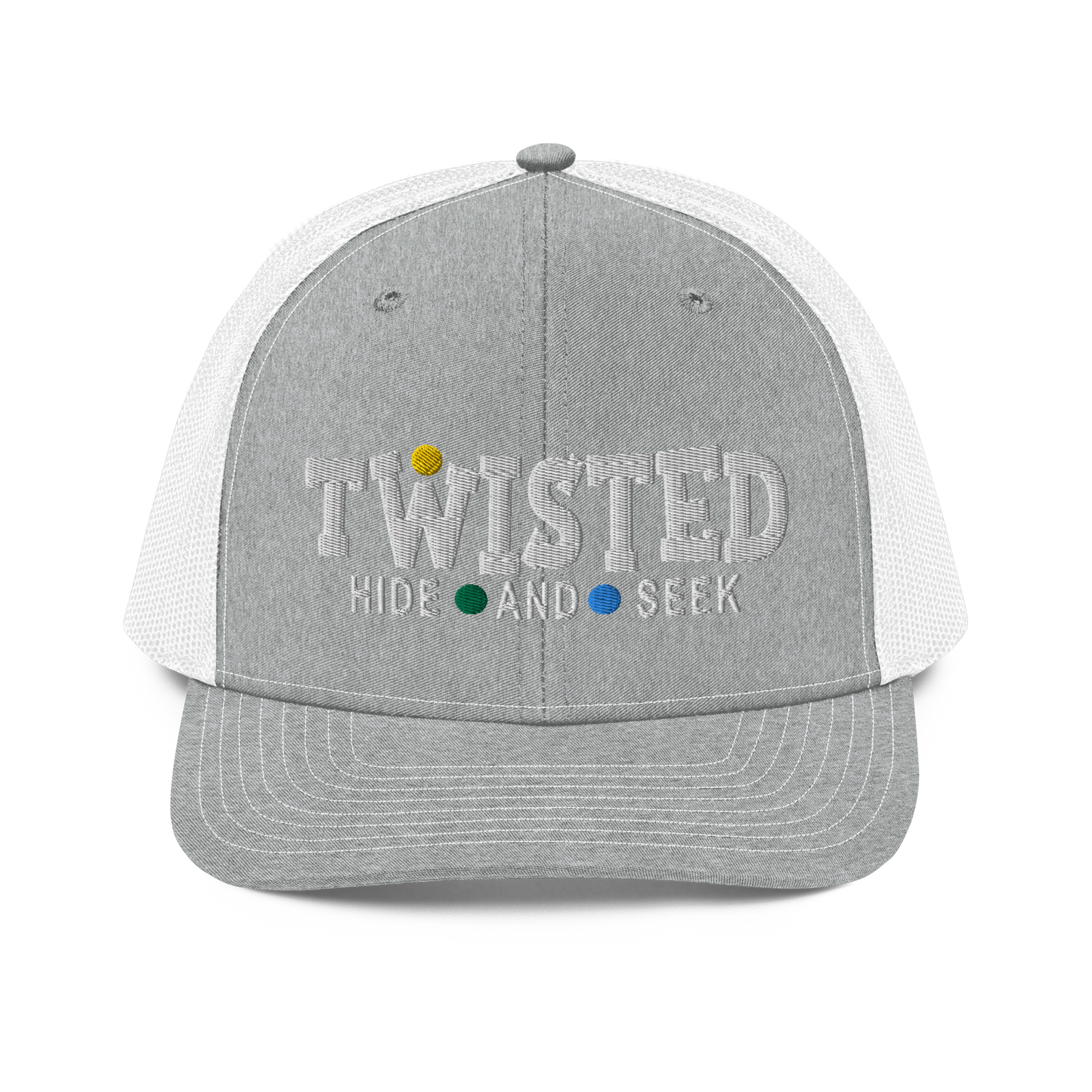 Twisted Hide And Seel | Snapback Trucker Cap | Richardson 112