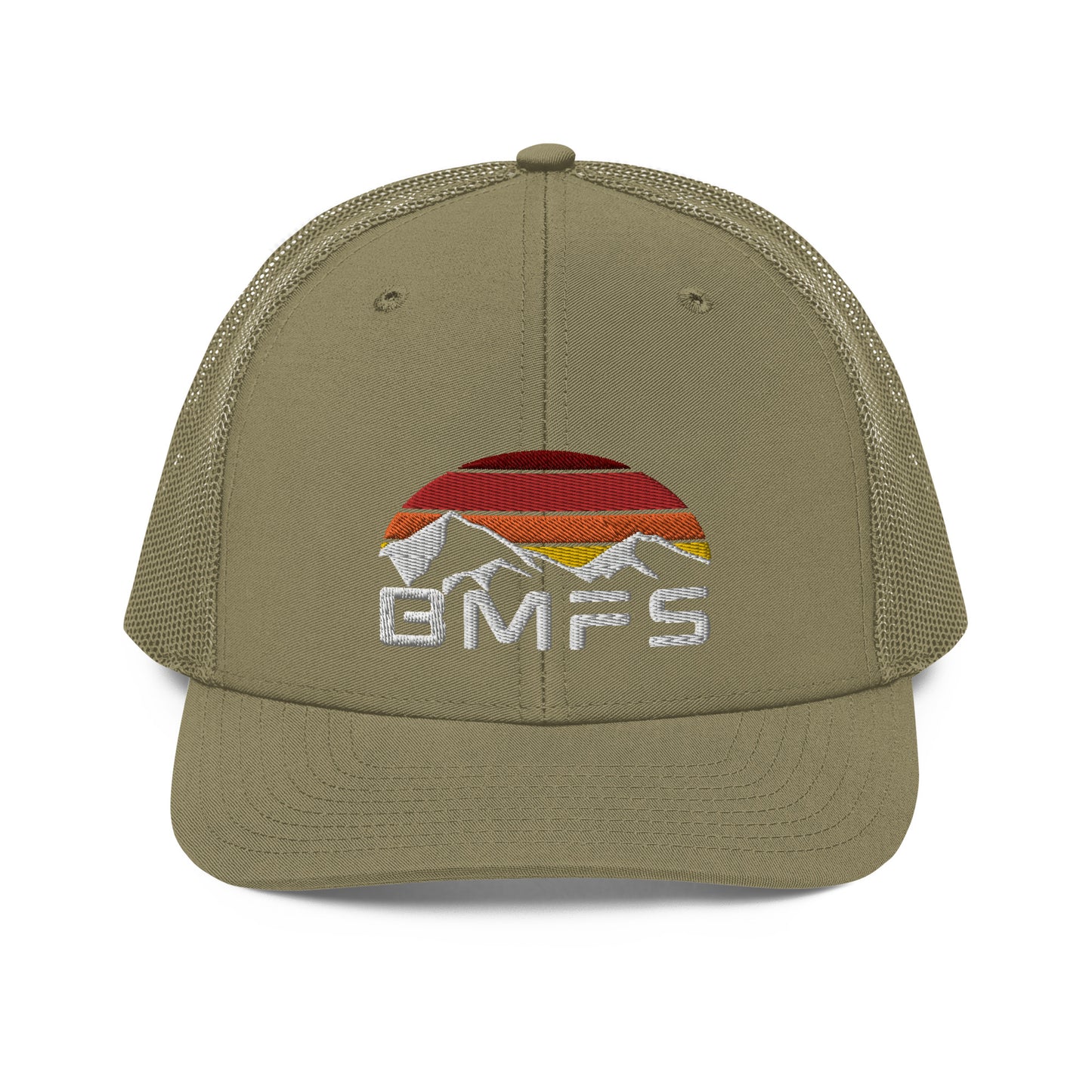 BMFS Mountains Flat Embroidery | Snapback Trucker Cap | Richardson 112