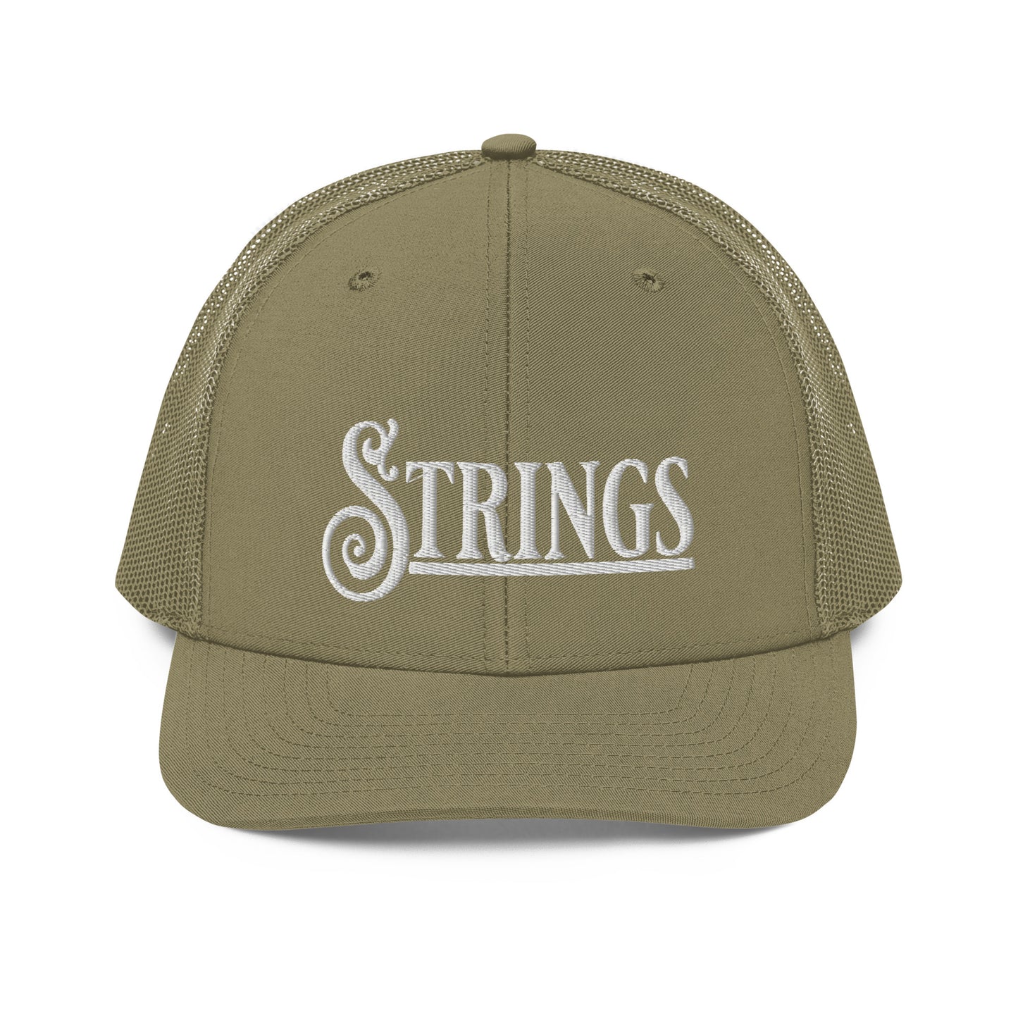 Strings Flat Embroidery | Snapback Trucker Cap | Richardson 112