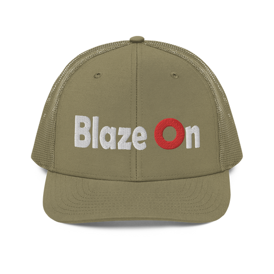 Blaze On Donut Embroidery 112 Snapback Cap
