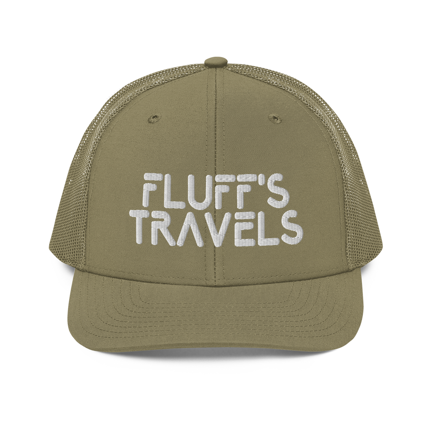 Fluffs Travels Embroidery 112 Snapback Cap