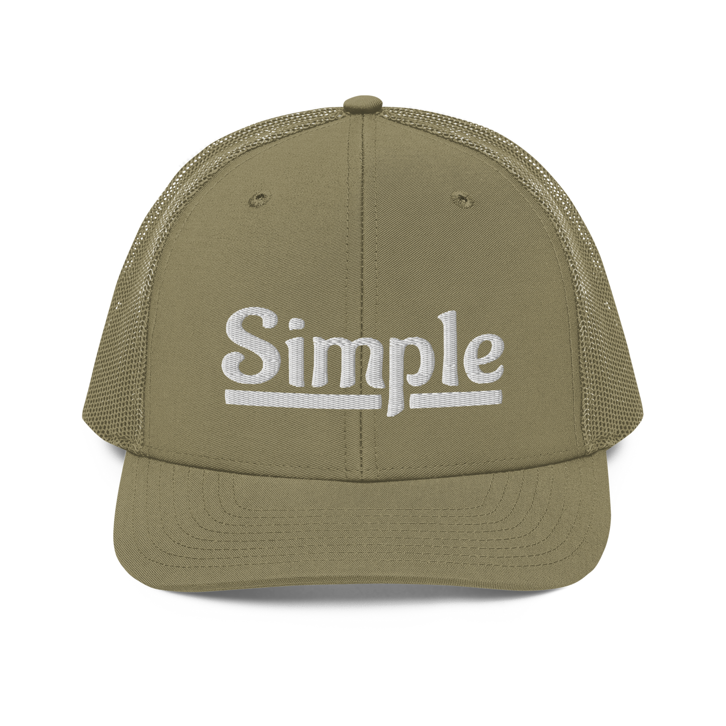 Simple Embroidery 112 Snapback Cap