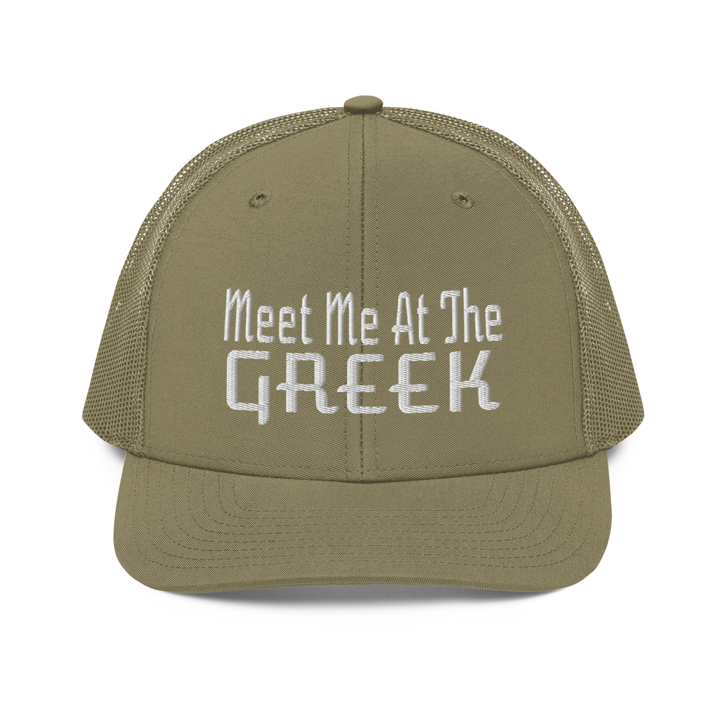 Meet Me At The Greek | Snapback Trucker Cap | Richardson 112