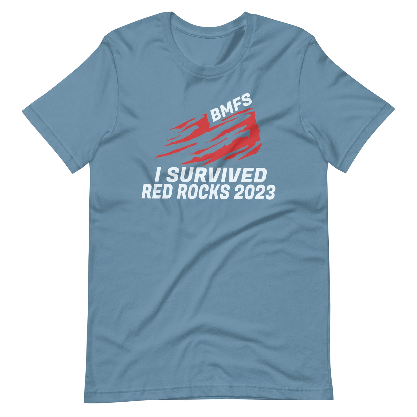 BMFS I Survived Red Rocks 2023 Bella + Canvas Premium Cotton | 33 BMFS THE GOAT