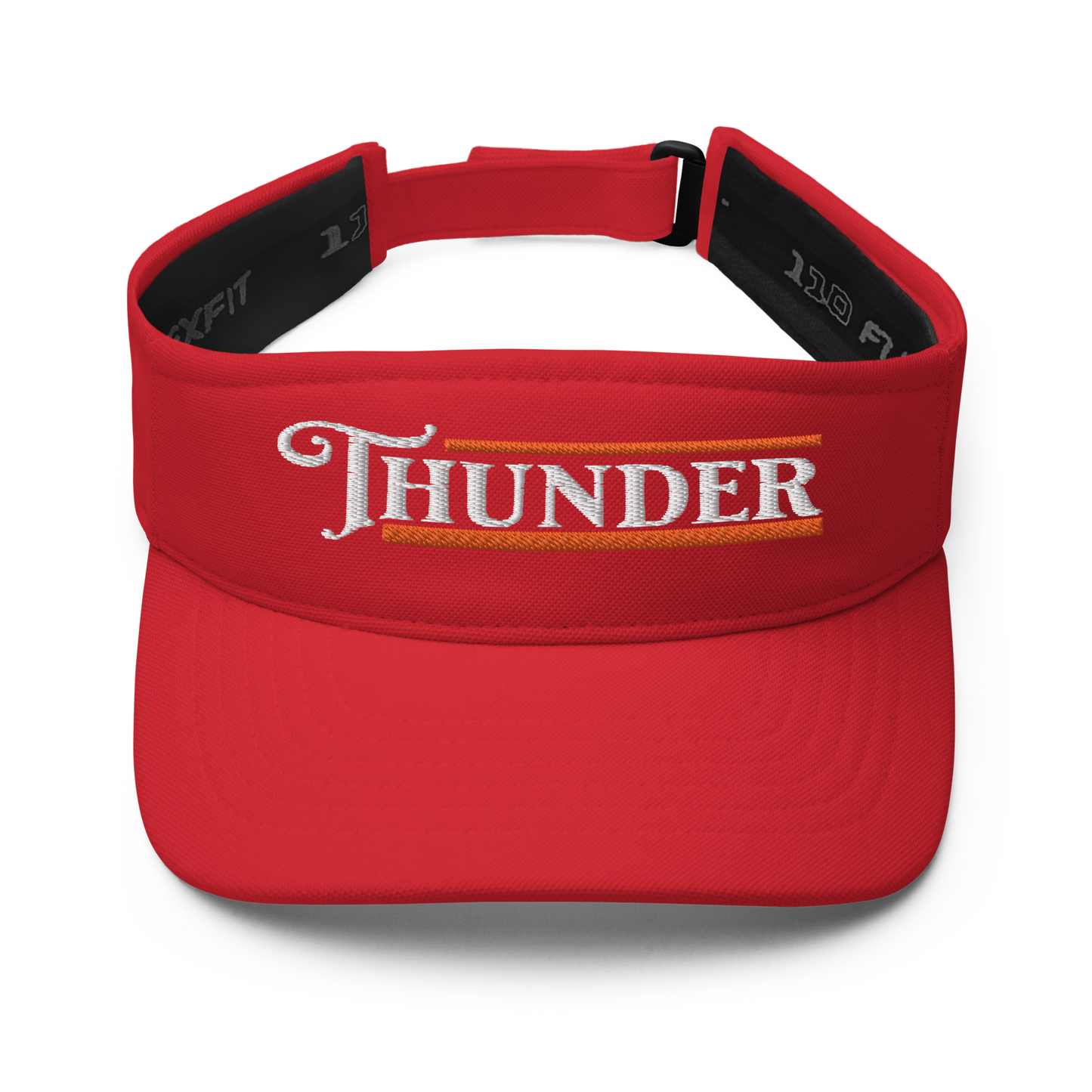Thunder | Flat Embroidery | Inspired Strings Art Cap | Lot Style Visor | Bluegrass Band Swag