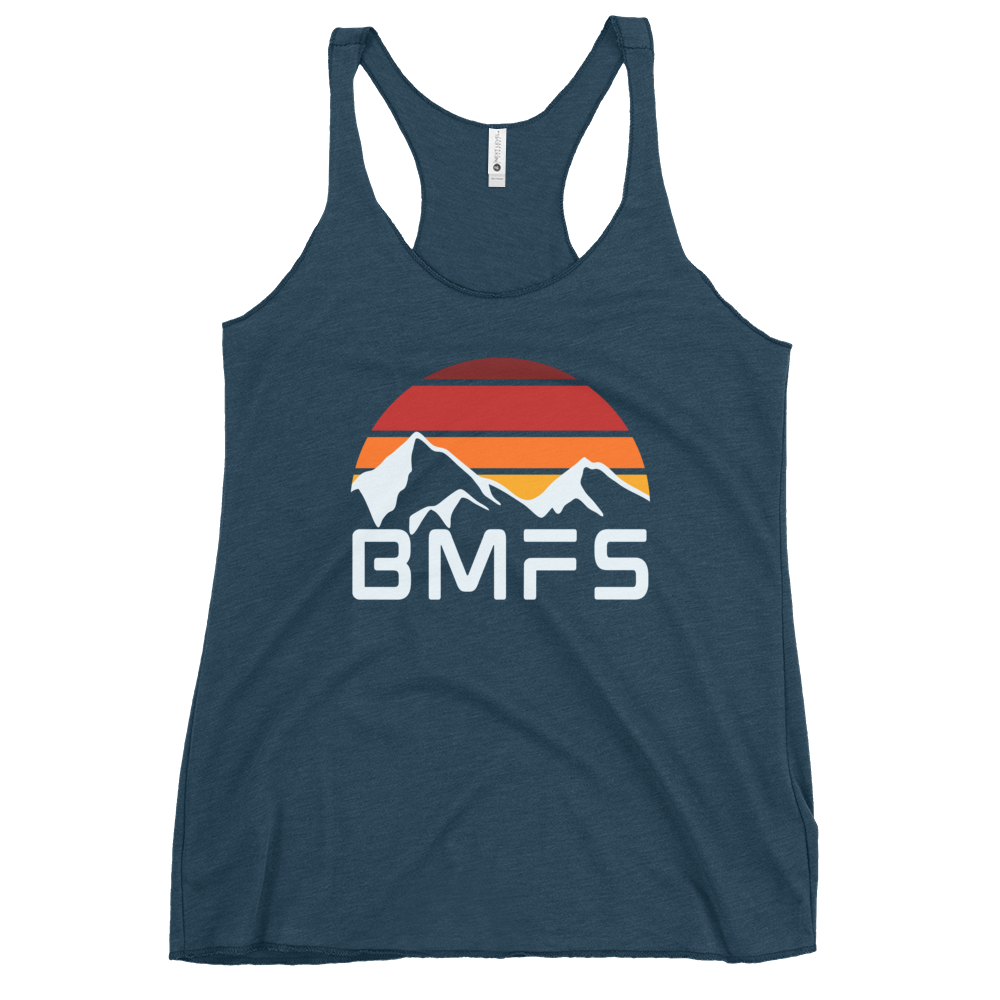 BMFS Mountains | Women's Racerback Tank | BMFS 33 | Ladies Top