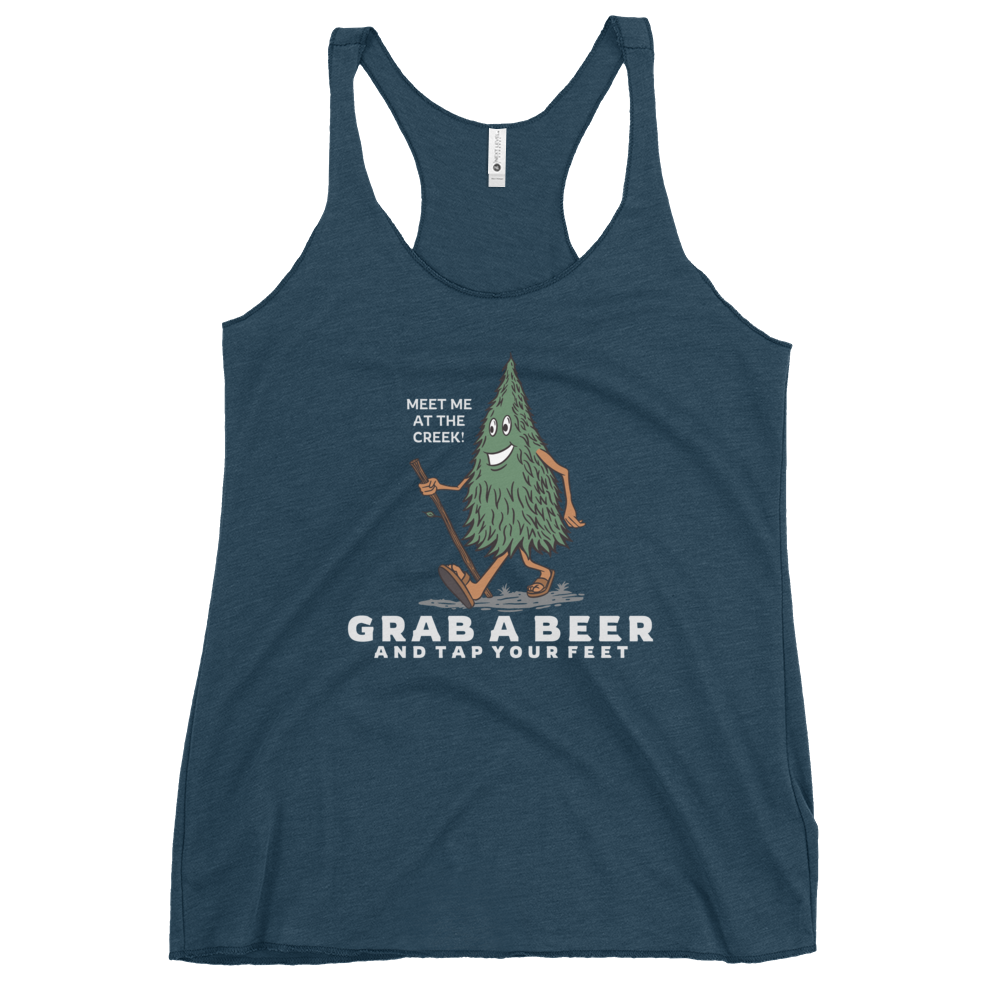 Meet Me At The Creek Tree | Women's Racerback Tank | BMFS 33 | Ladies Top