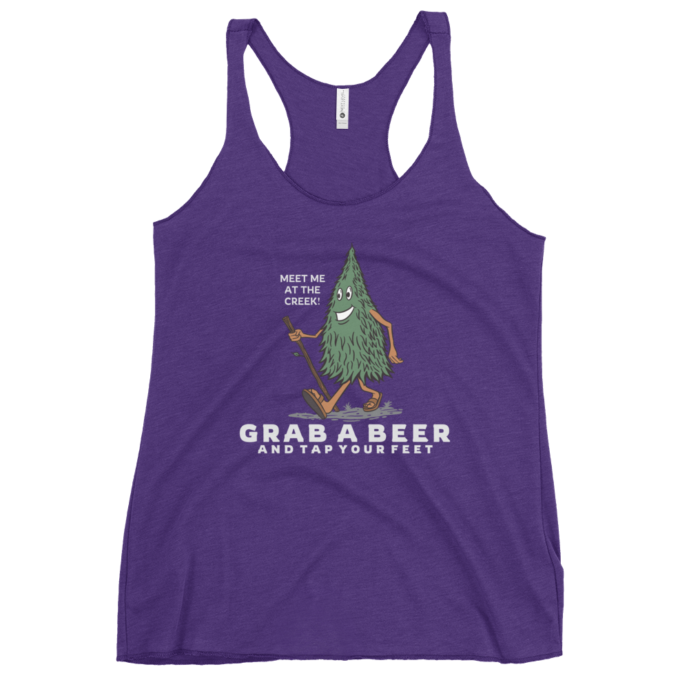 Meet Me At The Creek Tree | Women's Racerback Tank | BMFS 33 | Ladies Top