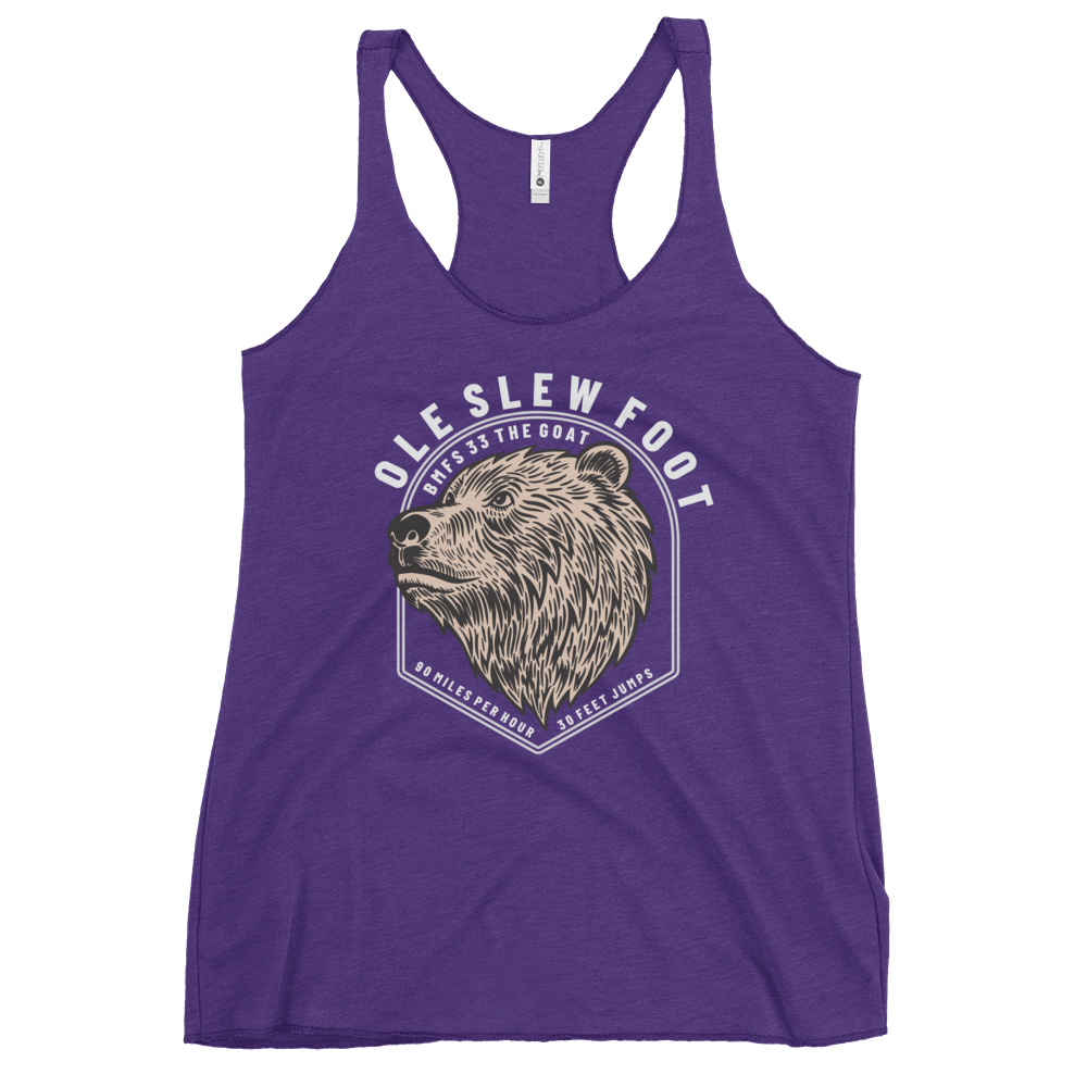Ole Slew Foot | Women's Racerback Tank | BMFS 33 | Ladies Top