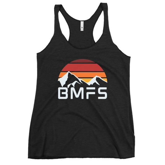 BMFS Mountains | Women's Racerback Tank | BMFS 33 | Ladies Top