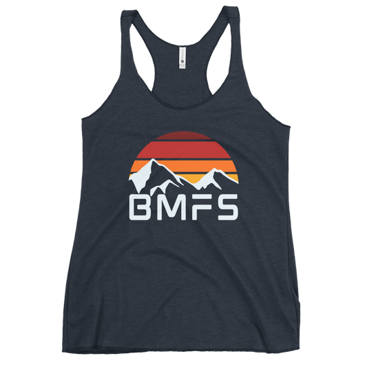 BMFS Mountains | Women's Racerback Tank | BMFS 33 | Ladies Top
