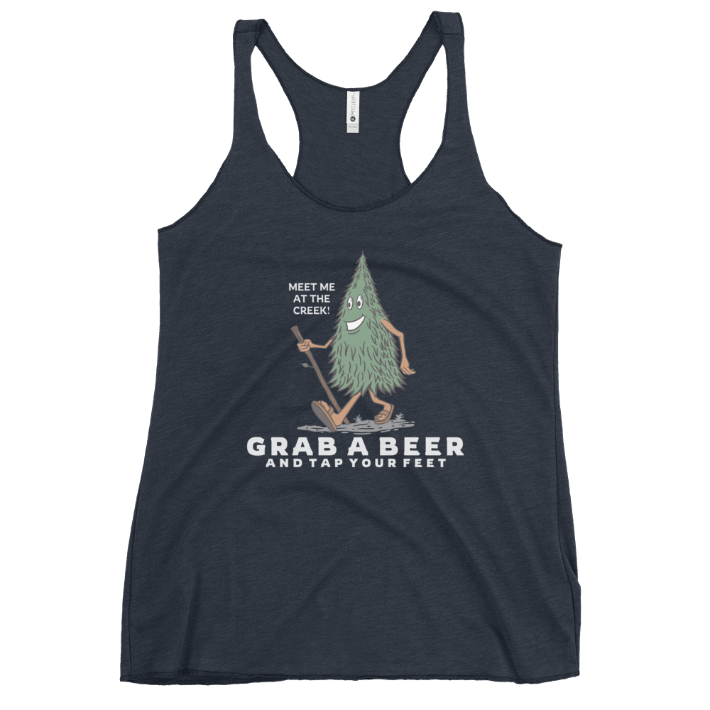 Meet Me At The Creek Tree | Women's Racerback Tank | BMFS 33 | Ladies Top