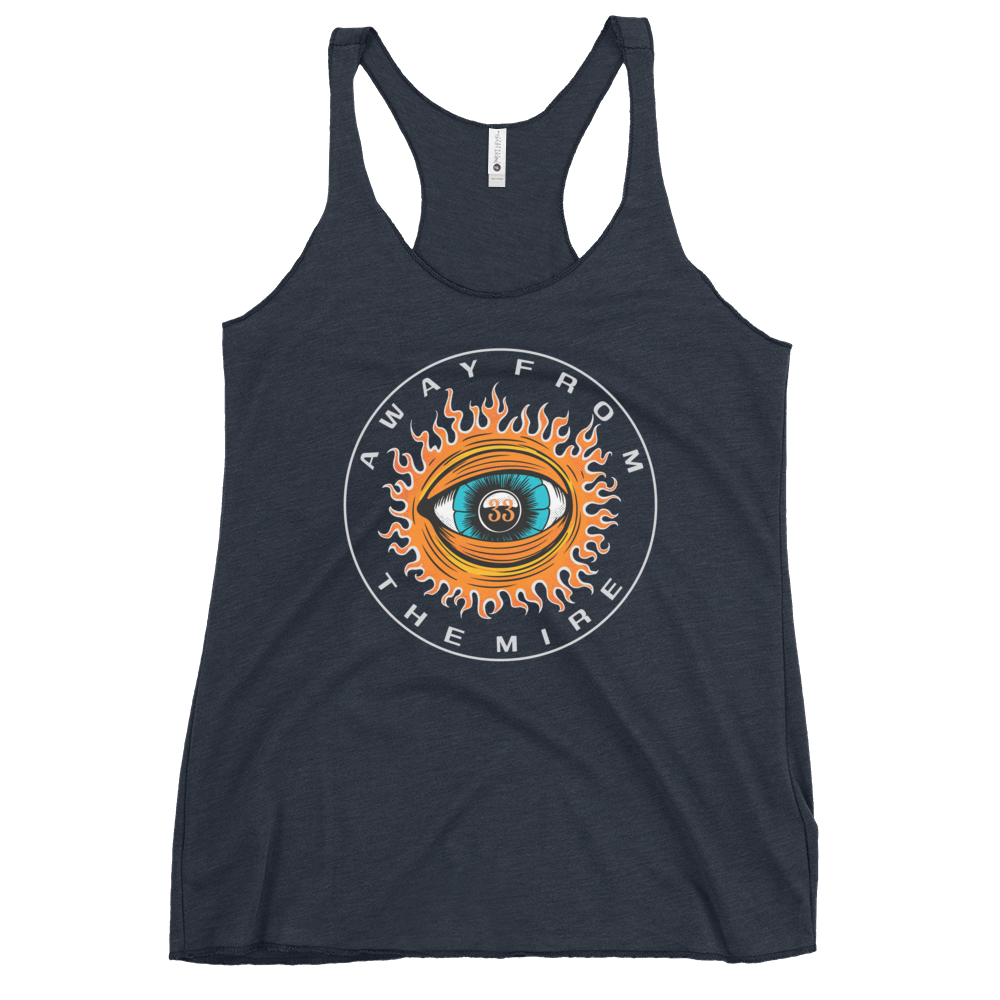 Away From The Mire Eye | Women's Racerback Tank | BMFS 33 | Ladies Top